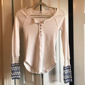 FREE PEOPLE Henley Shirt